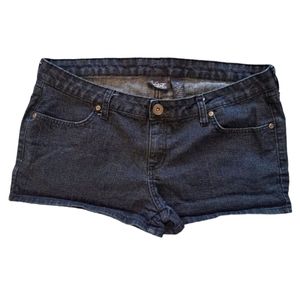 City Streets Dark Wash Embellished Shorts Size 13